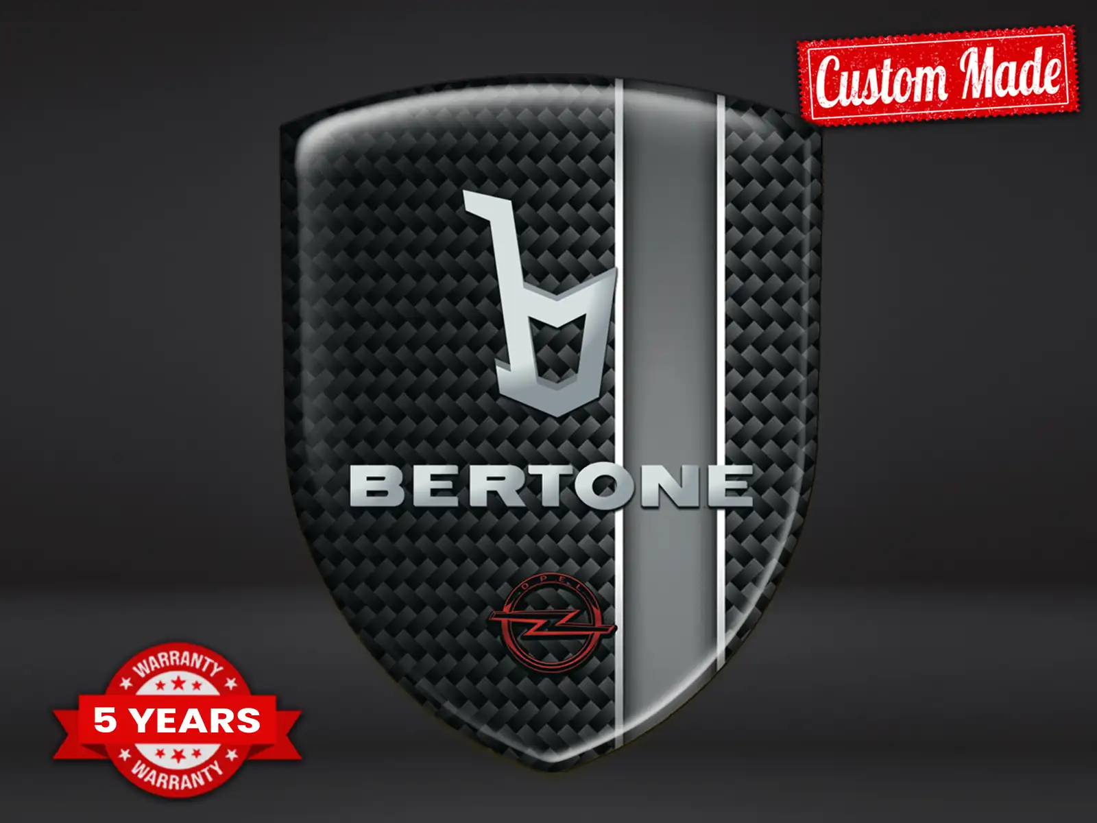 Bertone Windscreen Stickers Universal High End Customizable